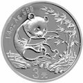 2007中國熊貓金幣發行25周年金銀紀念幣1-4盎司圓形銀質紀念G