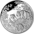 1992版熊貓12盎司銀質紀念幣