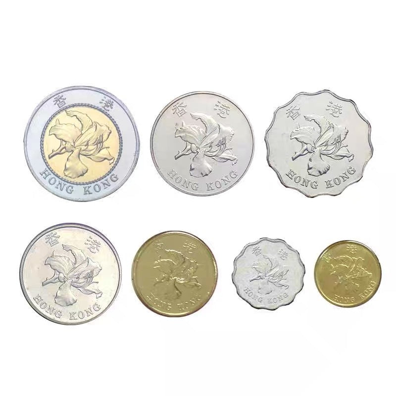 中國香港1997年香港回歸紀念幣7枚套幣1毫-10元硬幣 - 圖片 4