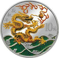2000中國庚辰（龍）年1盎司銀質彩色紀念幣