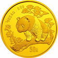 1997版熊貓金銀鉑及雙金屬紀念幣1-2盎司圓形金質紀念幣