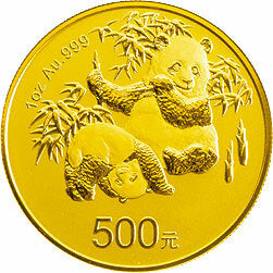 2012中國熊貓金幣發行30周年金銀紀念幣1盎司圓形金質紀念幣