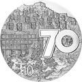 2015中國人民抗日戰爭暨世界反法西斯戰爭勝利70周年金銀紀念幣31.104克（1盎司）圓形銀質紀念幣