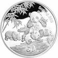 2012中國熊貓金幣發行30周年金銀紀念幣5盎司圓形銀質紀念幣