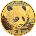 2018版熊貓金銀紀念幣150克圓形金質紀念幣