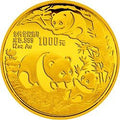 1991版熊貓12盎司金質紀念幣
