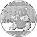 2017版熊貓金銀紀念幣1公斤圓形銀質紀念幣