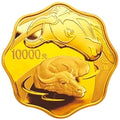 2009中國己醜（牛）年1公斤梅花形紀念金幣