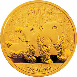 2010版熊貓金銀紀念幣1盎司金質紀念幣