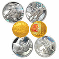 第24屆冬季奧林匹克運動會(第1組)金銀紀念幣套裝