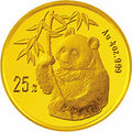 1995版熊貓金銀鉑及雙金屬紀念幣1-4盎司圓形金質紀念幣