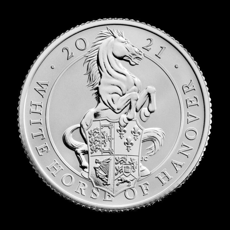 2021英國英女皇神獸系列綜合版 1/4盎司精鑄銀幣套裝(10枚裝) - 圖片 3