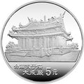 1993臺灣風光金銀紀念幣（第2組）15克圓形銀質紀念幣B