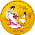 2005中國古典文學名著——《西遊記》彩色金銀紀念幣（第3組）1-2盎司彩色金質紀念幣