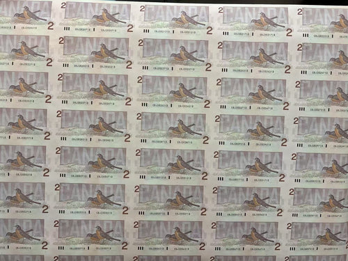 1986年加拿大2元40連體鈔 - 圖片 2