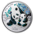 2024版熊貓貴金屬紀念幣150克圓形銀質紀念幣
