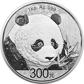 2018版熊貓金銀紀念幣1公斤圓形銀質紀念幣