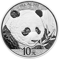 2018版熊貓金銀紀念幣30克圓形銀質紀念幣