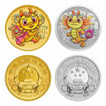 2024中國甲辰（龍）年3克金質紀念幣+15克銀質紀念幣套裝