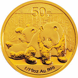 2010版熊貓金銀紀念幣1-10盎司金質紀念幣