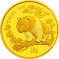 1997版熊貓金銀鉑及雙金屬紀念幣1-10盎司圓形金質紀念幣