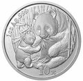 2005版熊貓貴金屬紀念幣1盎司銀幣
