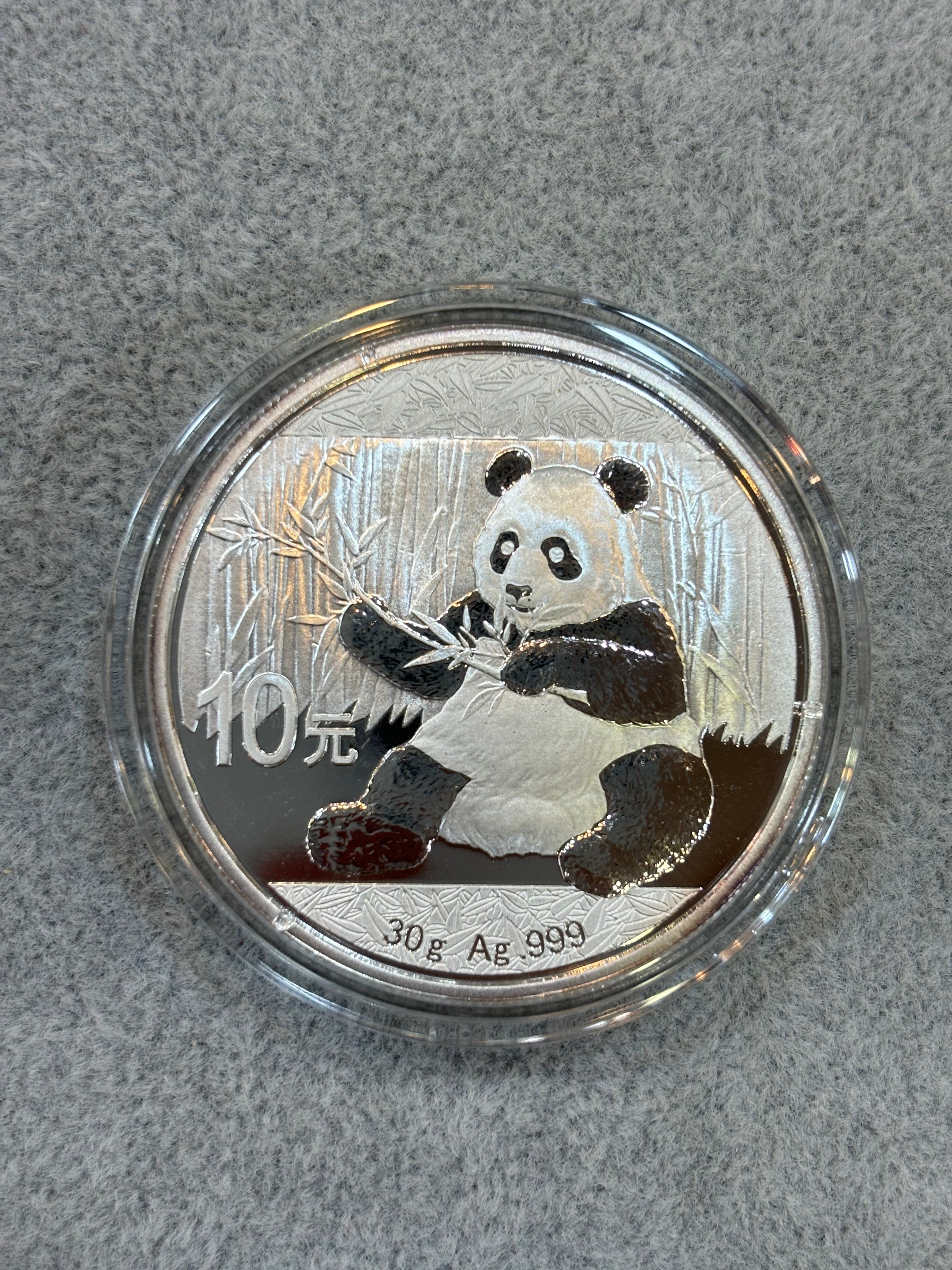 2017年熊貓30克銀幣