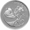 2007中國熊貓金幣發行25周年金銀紀念幣1-4盎司圓形銀質紀念幣C