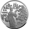 1994中國古代科技發明發現金銀鉑紀念幣（第3組）1-4盎司圓形鉑質紀念幣C