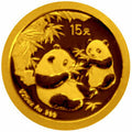 2007中國熊貓金幣發行25周年金銀紀念幣1-25盎司圓形金質紀念幣X