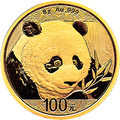 2018版熊貓金銀紀念幣8克圓形金質紀念幣
