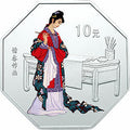 2002中國古典文學名著——《紅樓夢》彩色金銀紀念幣（第二組）1盎司彩色銀質紀念幣B