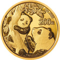 2021版熊貓15克普製投資金幣