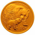 2004版熊貓貴金屬紀念幣1-10盎司圓形金質紀念幣
