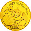 1987版熊貓金鉑紀念幣12盎司金質紀念幣