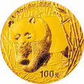 2002版熊貓貴金屬紀念幣1-4盎司金質紀念幣