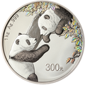 2023版熊貓貴金屬紀念幣1公斤圓形銀質紀念幣