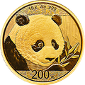 2018版熊貓金銀紀念幣15克圓形金質紀念幣