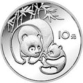 1984版熊貓27克銀質紀念幣