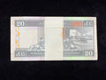 2002年香港匯豐銀行20元刀鈔(100張)(連號全新紙幣)
