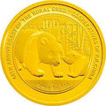 2011新中國農村信用社成立60周年熊貓加字金銀紀念幣1-4盎司圓形金質紀念幣