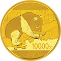 2016版熊貓金銀紀念幣1公斤圓形金質紀念幣