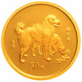 2006中國丙戌（狗）年金銀紀念幣1-10盎司圓形金質紀念幣