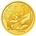 2005版熊貓貴金屬紀念幣1-2盎司金幣