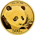 2018版熊貓金銀紀念幣30克圓形金質紀念幣