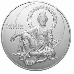 2003年觀音貴金屬紀念幣1公斤圓形銀質紀念幣