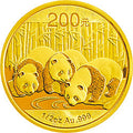 2013版熊貓金銀紀念幣1-2盎司圓形金質紀念幣