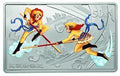 2004中國古典文學名著——《西遊記》彩色金銀紀念幣(第2組)5盎司長方形彩色銀質紀念幣