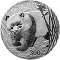 2001版熊貓金銀紀念幣1公斤銀質紀念幣
