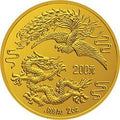 1990版龍鳳2盎司金質紀念幣